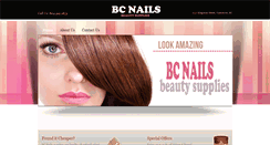 Desktop Screenshot of bcnailbeautysupply.com